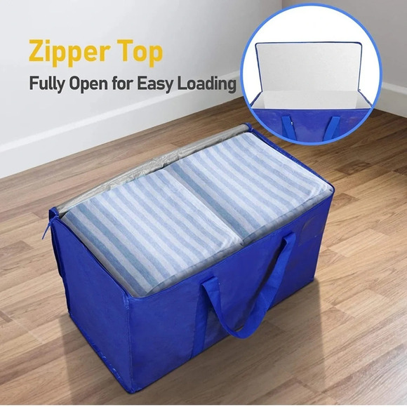 NIB 6 pack of Heavy-Duty Storage Totes - Picture 4 of 7